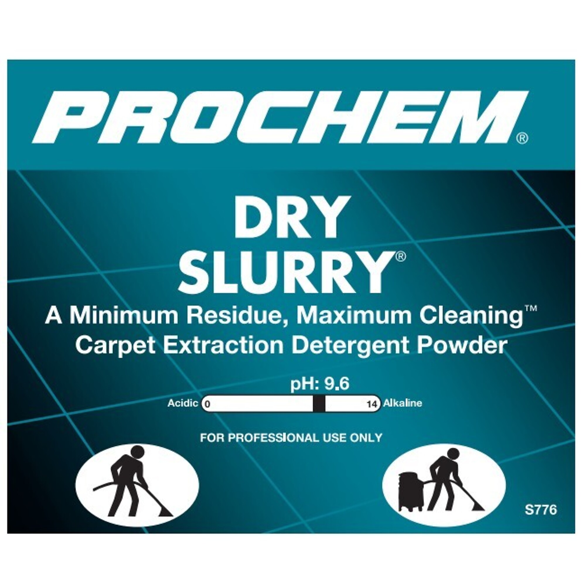 PROCHEM, S776 DRY SLURRY One 320 lb. / 145.2 kg drum, Model # 112182.